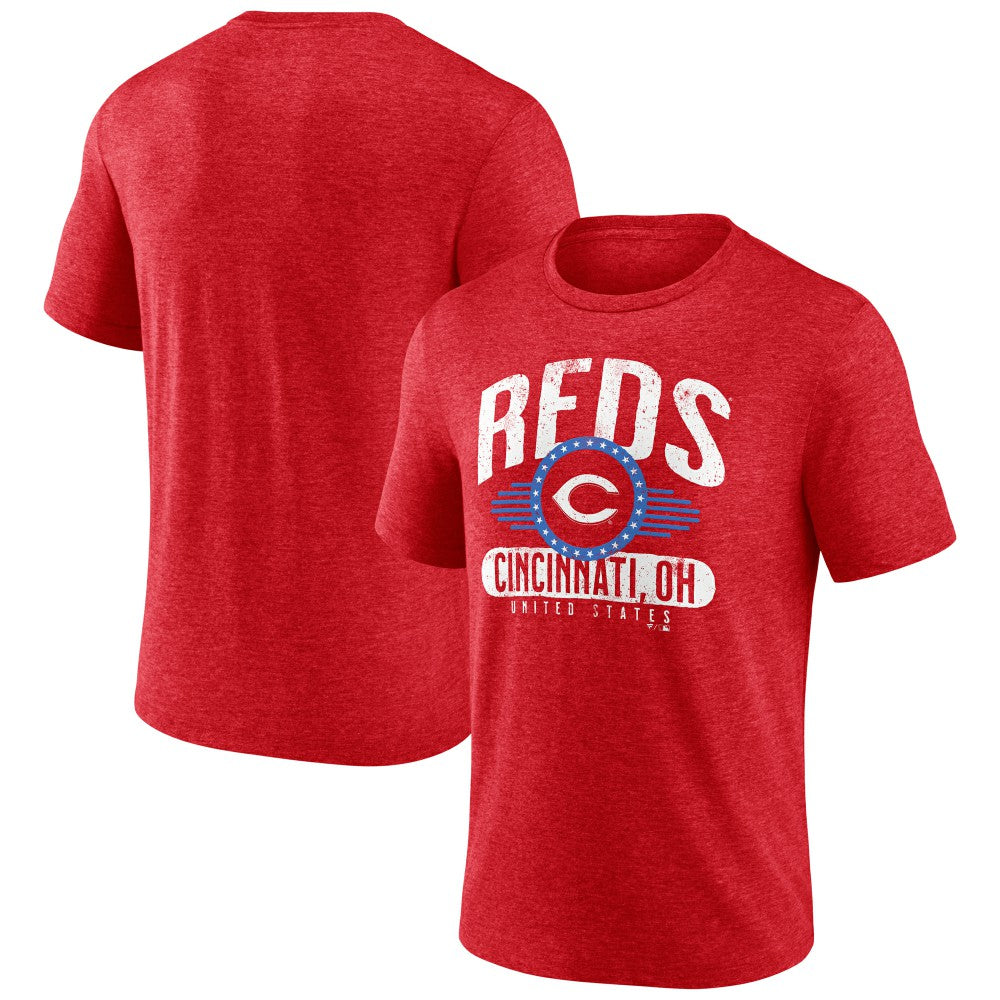 MLB Cincinnati Reds Badge of Honor Tri-Blend T-Shirt