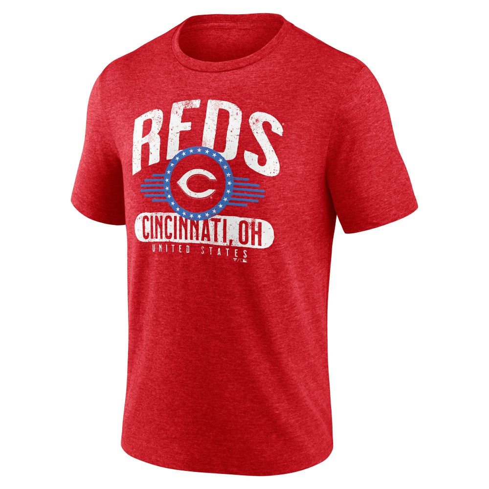 MLB Cincinnati Reds Badge of Honor Tri-Blend T-Shirt