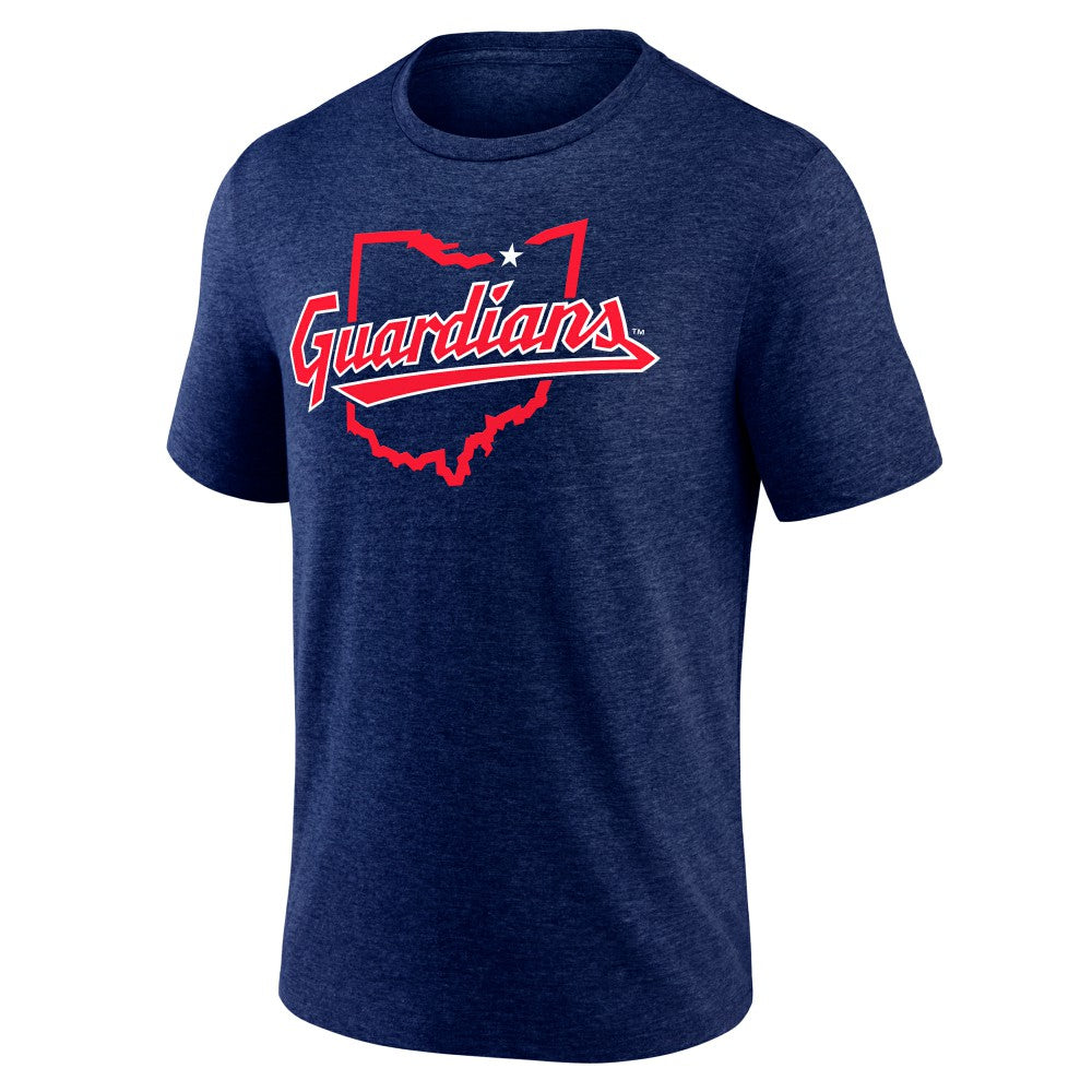 MLB Cleveland Guardians State Guard Tri-Blend T-Shirt