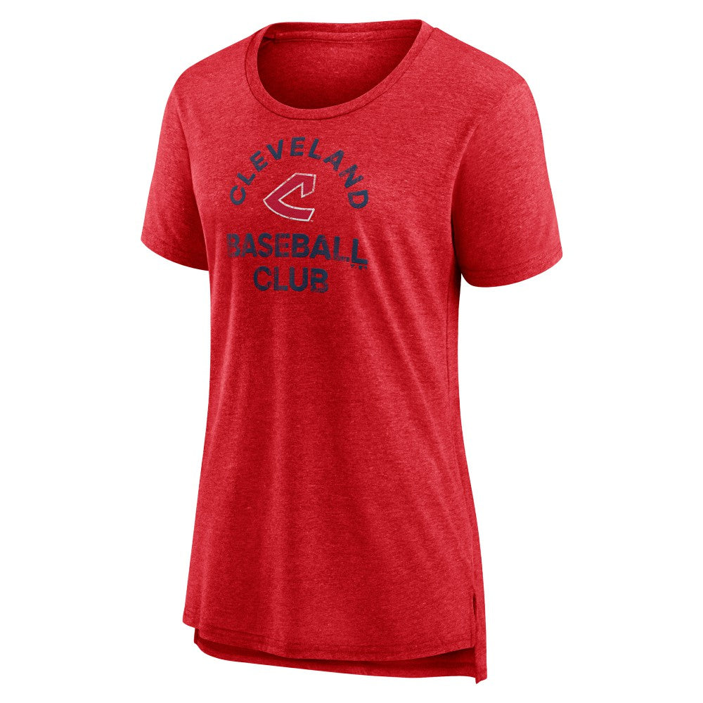 MLB Cleveland Guardians Women's Selected First Tri-Blend T-Shirt