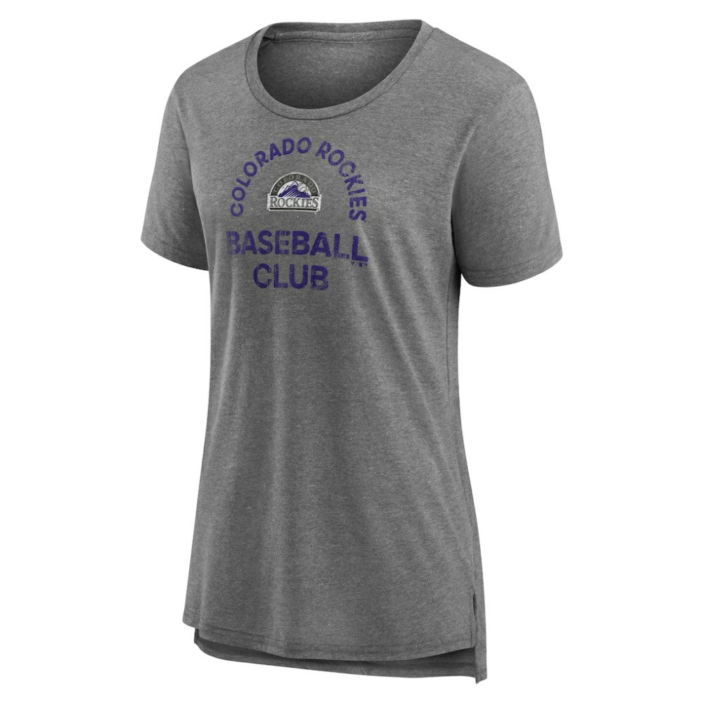 MLB Colorado Rockies Women's Selected First Tri-Blend T-Shirt
