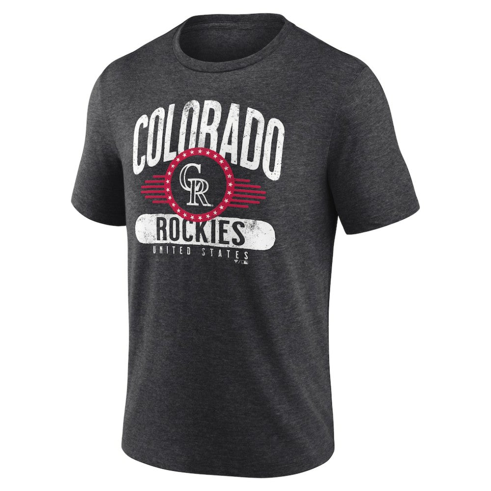 MLB Colorado Rockies Badge of Honor Tri-Blend T-Shirt
