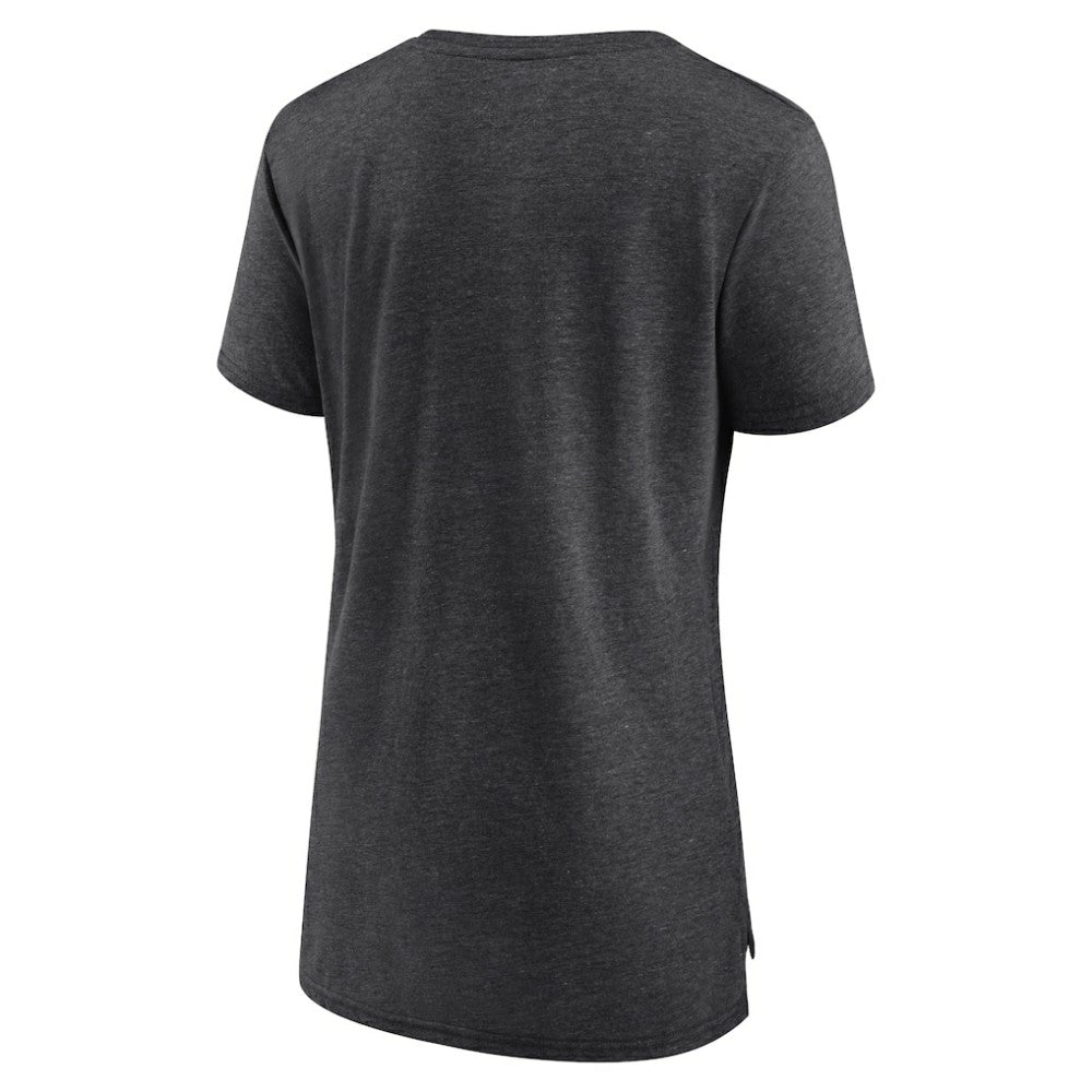 MLB Colorado Rockies Women's Weathered Official Logo Tri-Blend T-Shirt