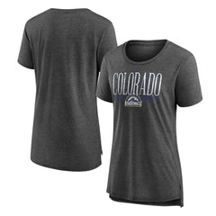 MLB Colorado Rockies Women's Toppler Tri-Blend T-Shirt