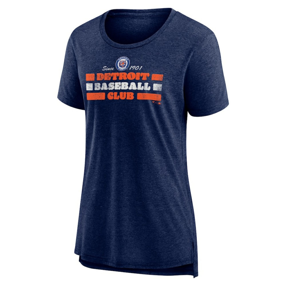 MLB Detroit Tigers Women's Power Swing Tri-Blend T-Shirt