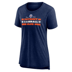 MLB Detroit Tigers Women's Power Swing Tri-Blend T-Shirt