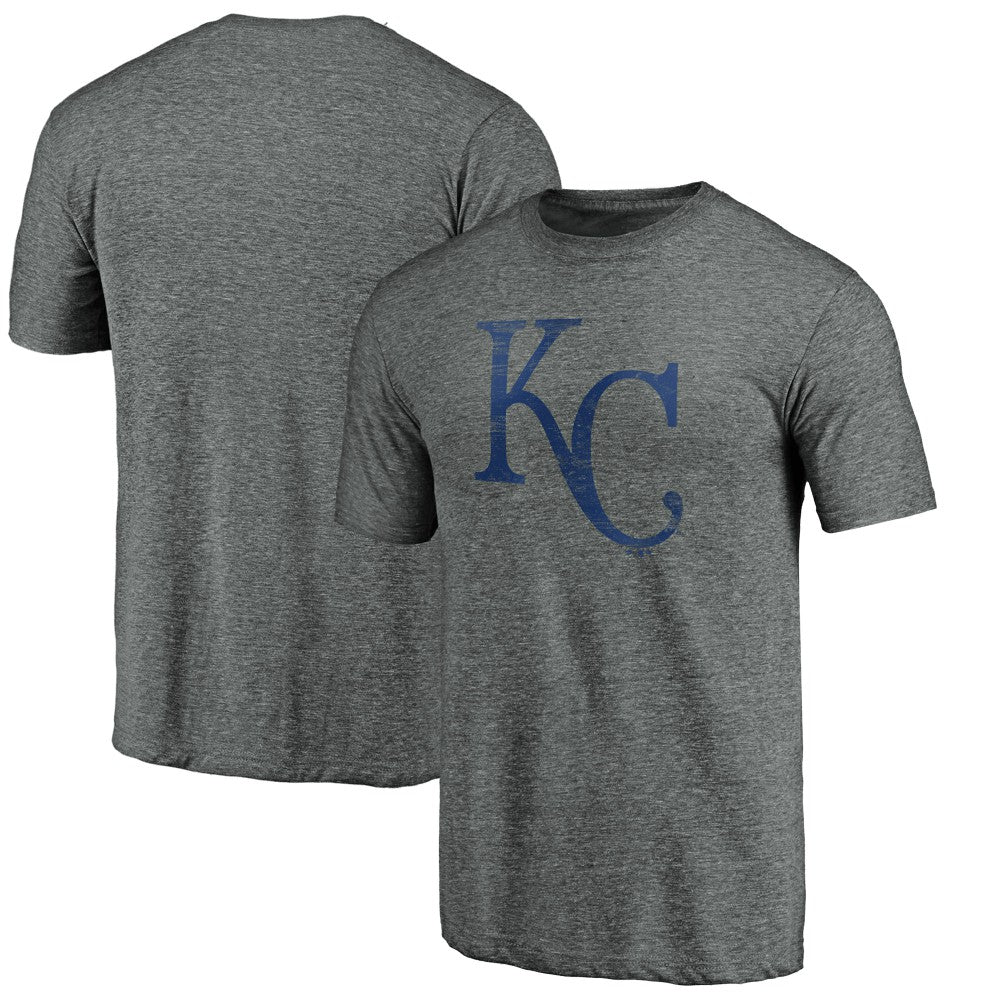 MLB Kansas City Royals Weathered Official Logo Tri-Blend T-Shirt