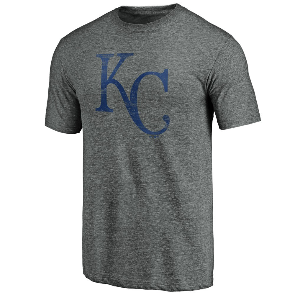 MLB Kansas City Royals Weathered Official Logo Tri-Blend T-Shirt