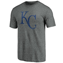 MLB Kansas City Royals Weathered Official Logo Tri-Blend T-Shirt