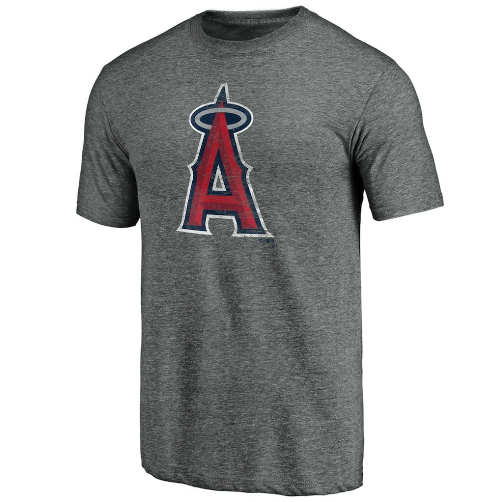 MLB Los Angeles Angels Weathered Official Logo Tri-Blend T-Shirt