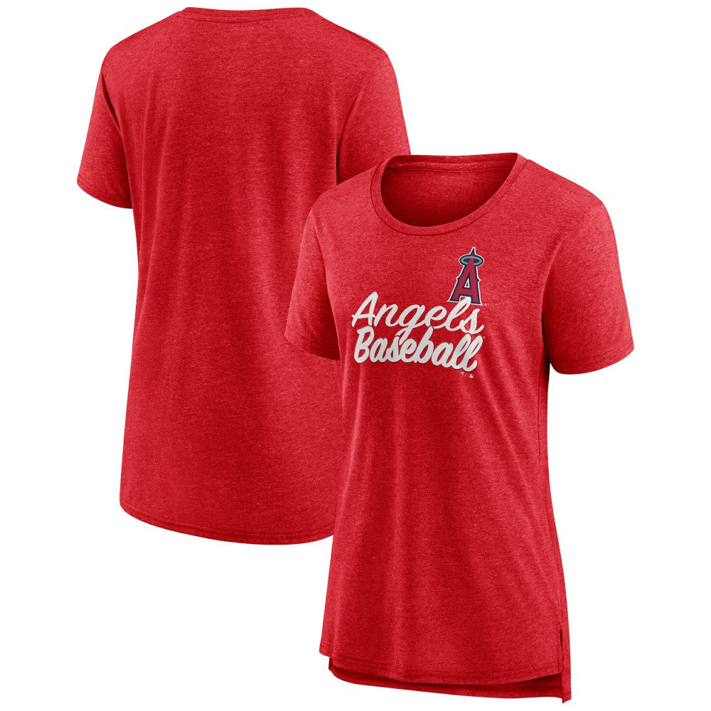 MLB Los Angeles Angels Women's Practice Time Tri-Blend T-Shirt