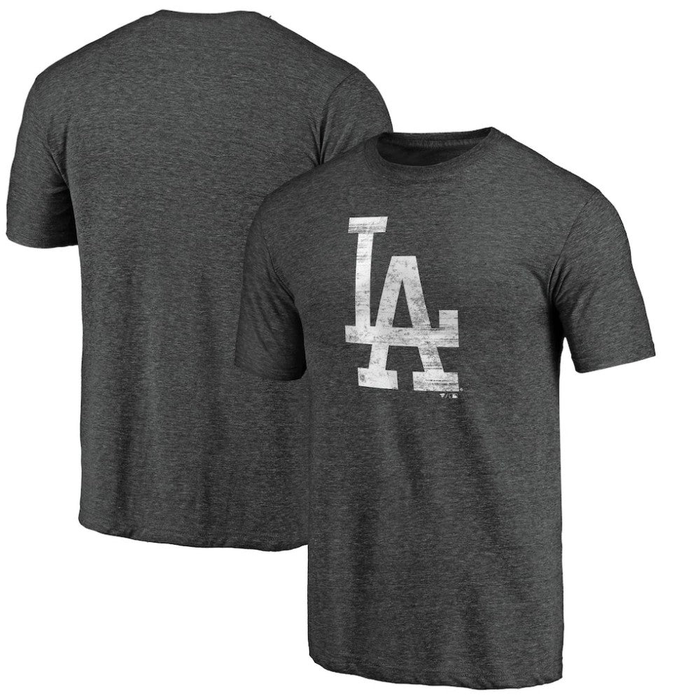 MLB Los Angeles Dodgers Weathered Official Logo Tri-Blend T-Shirt