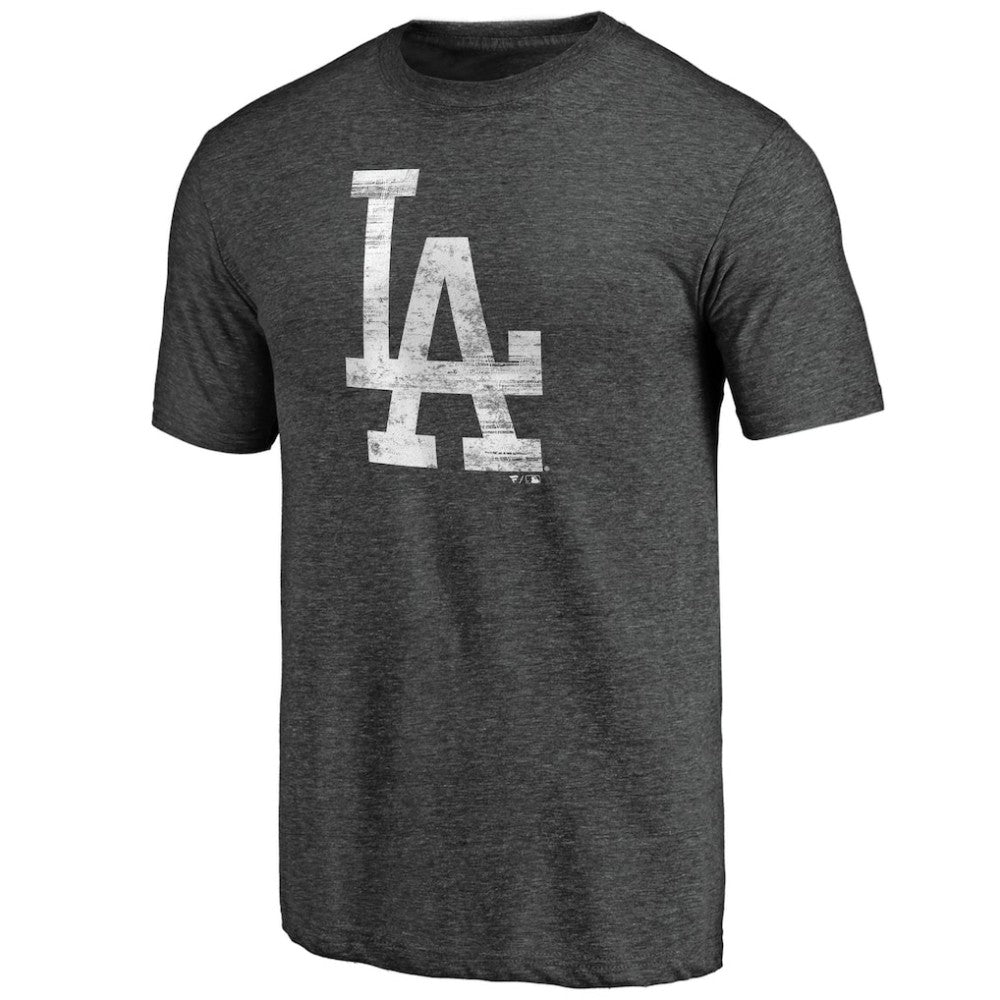 MLB Los Angeles Dodgers Weathered Official Logo Tri-Blend T-Shirt