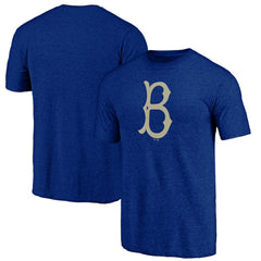 MLB Los Angeles Dodgers Cooperstown Official Logo Tri-Blend T-Shirt