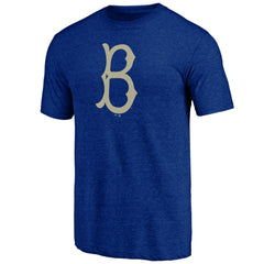 MLB Los Angeles Dodgers Cooperstown Official Logo Tri-Blend T-Shirt