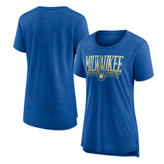 MLB Milwaukee Brewers Women's Toppler Tri-Blend T-Shirt