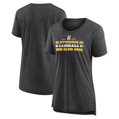 MLB Pittsburgh Pirates Women's Power Swing Tri-Blend T-Shirt
