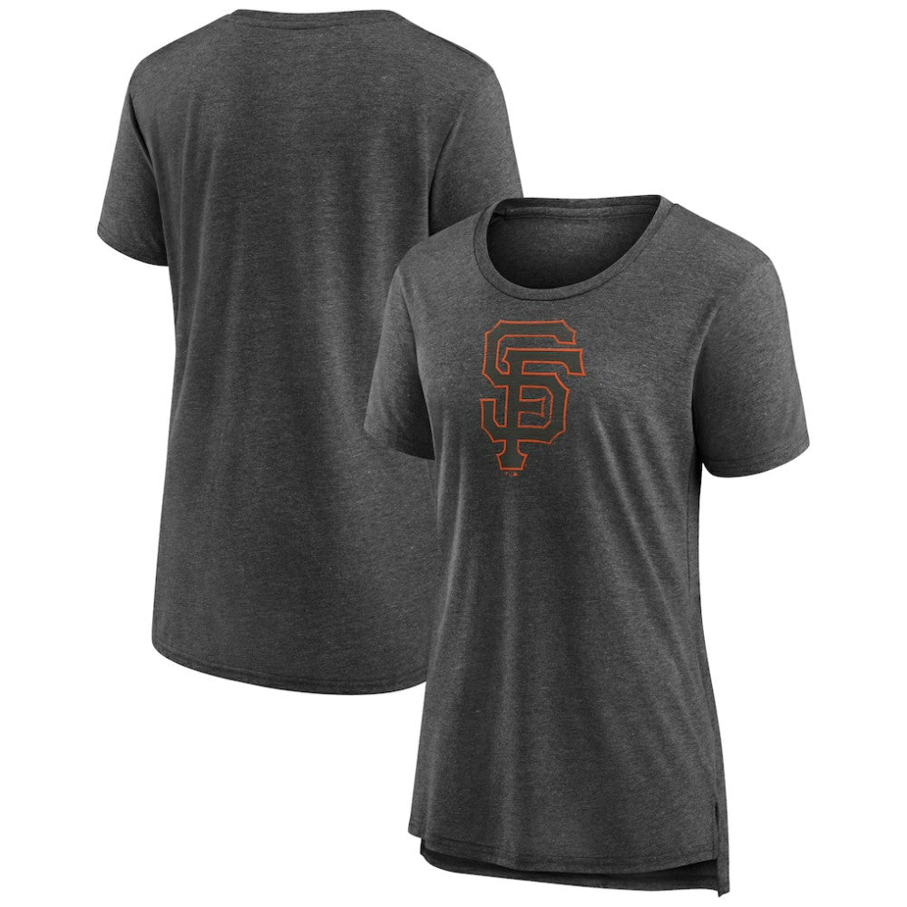 MLB San Francisco Giants Women's Weathered Official Logo Tri-Blend T-Shirt