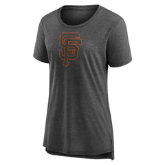 MLB San Francisco Giants Women's Weathered Official Logo Tri-Blend T-Shirt