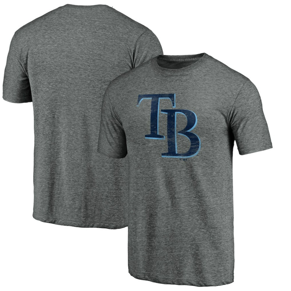 MLB Tampa Bay Rays Weathered Official Logo Tri-Blend T-Shirt