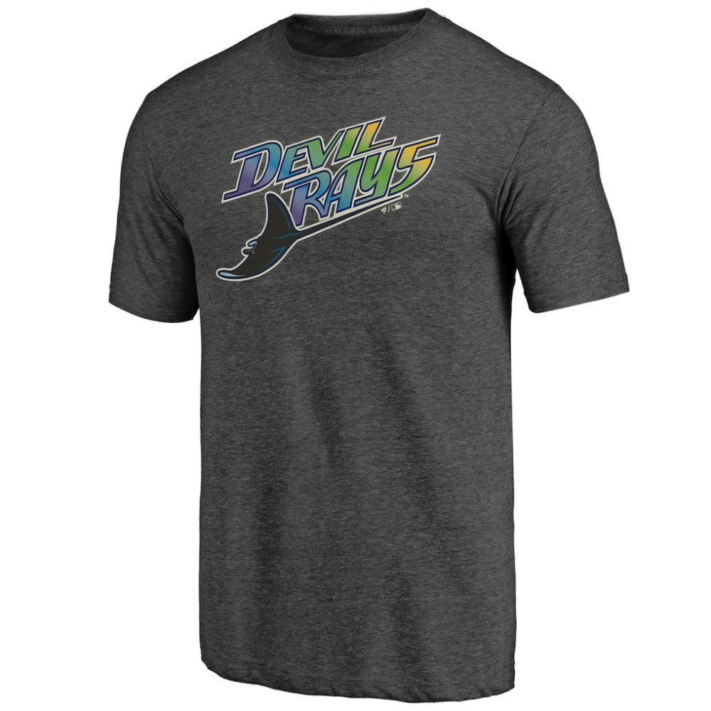 MLB Tampa Bay Rays Cooperstown Official Logo Tri-Blend T-Shirt
