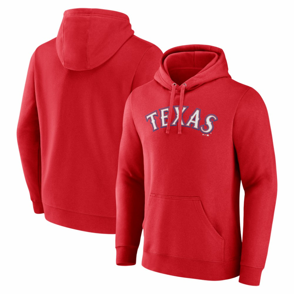 MLB Texas Rangers Official Wordmark Pullover Hoodie