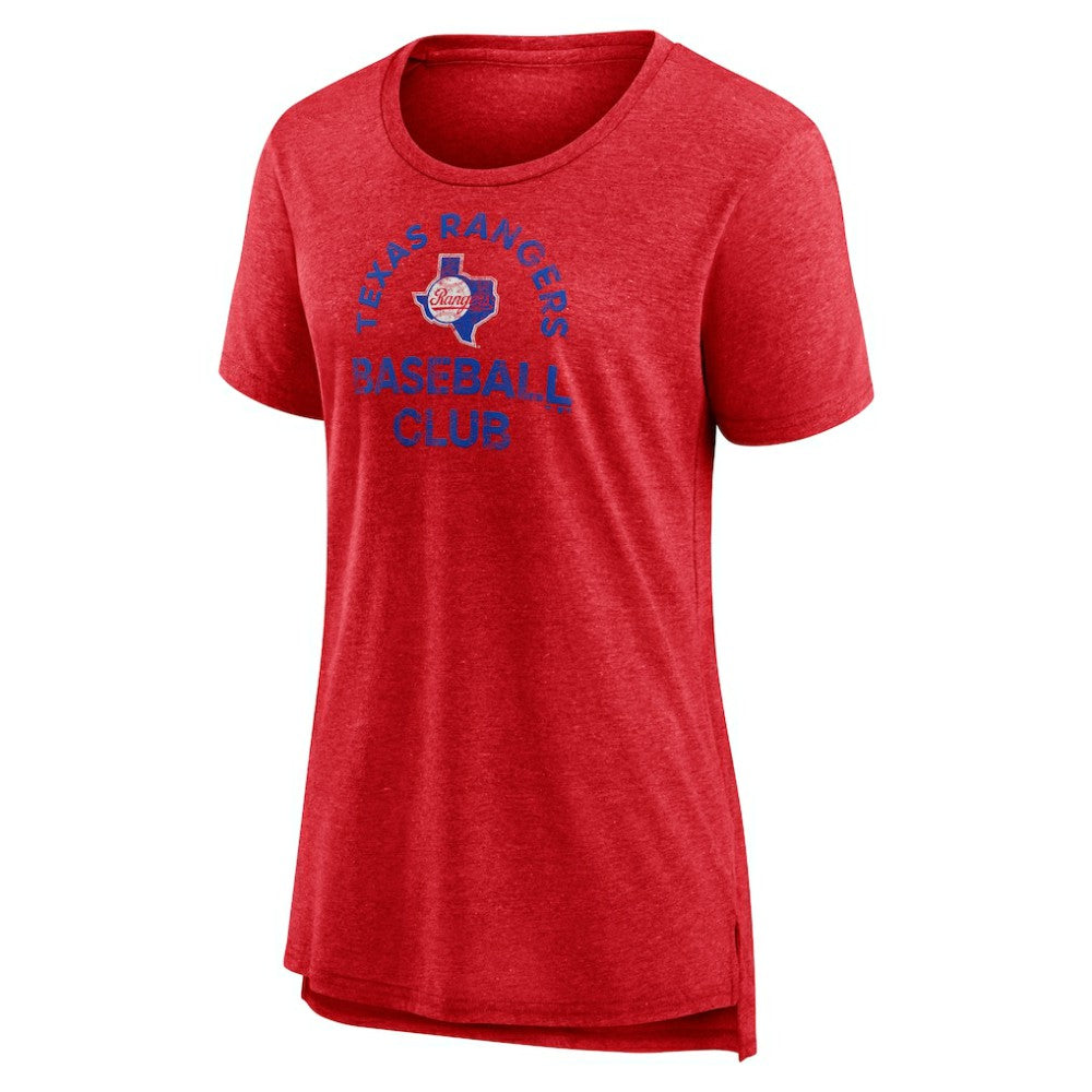 MLB Texas Rangers Women's Selected First Tri-Blend T-Shirt