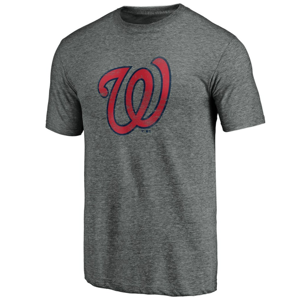MLB Washington Nationals Weathered Official Logo Tri-Blend T-Shirt