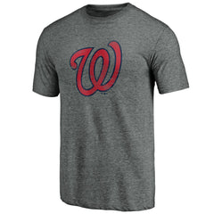 MLB Washington Nationals Weathered Official Logo Tri-Blend T-Shirt