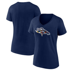 Women's Mexico Bronco V-Neck T-Shirt - Denver Broncos