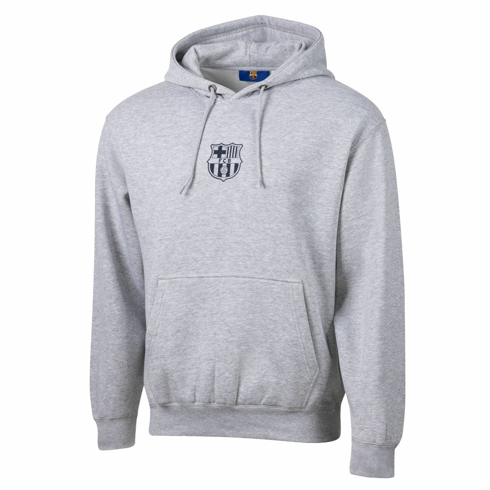 Barcelona Sport Design Sweden Streetwear Relaxed Pullover Hoodie -  Heather Gray
