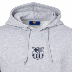 Barcelona Sport Design Sweden Streetwear Relaxed Pullover Hoodie -  Heather Gray