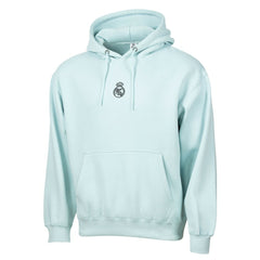 Real Madrid Sport Design Sweden Streetwear Relaxed Pullover Hoodie -  Light Blue