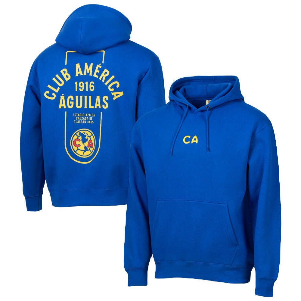 Club America Sport Design Sweden Youth Streetwear Relaxed Hoodie -  Royal