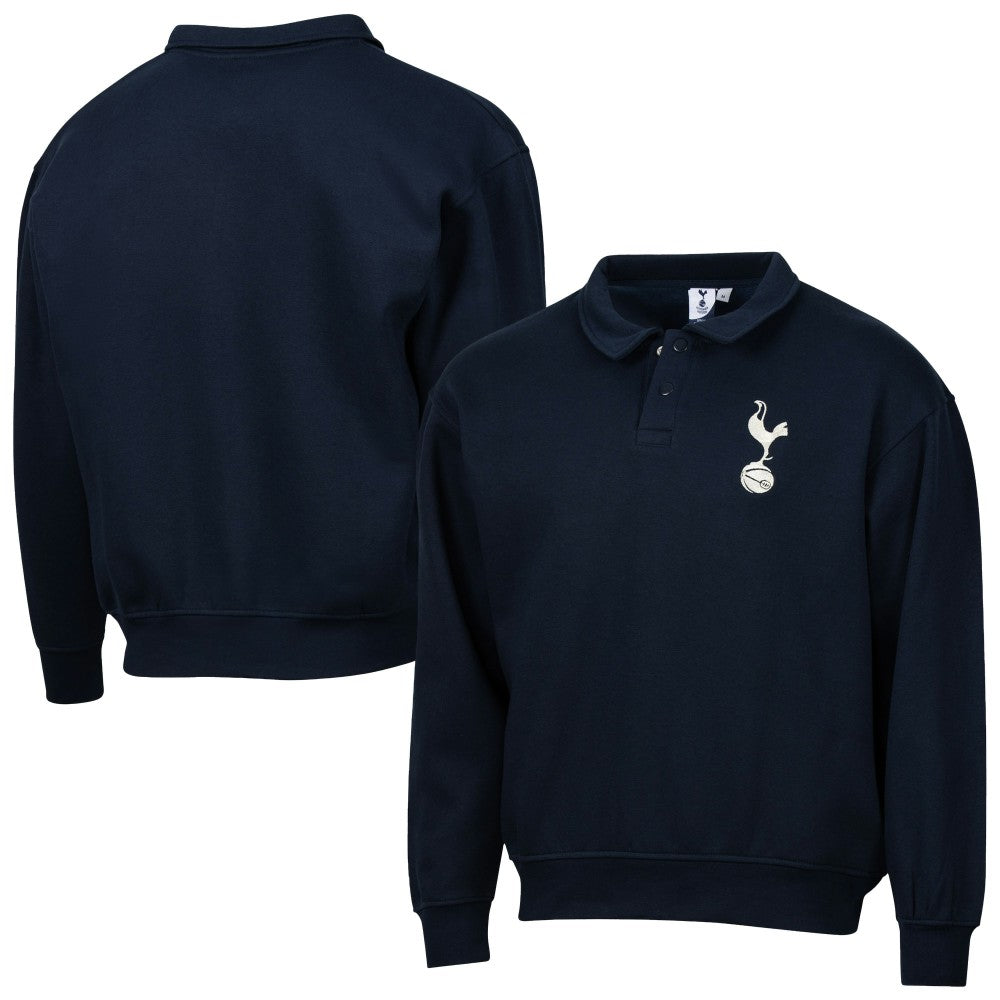 Tottenham Hotspur Sport Design Sweden Retro Relaxed Fleece Sweatshirt -  Navy