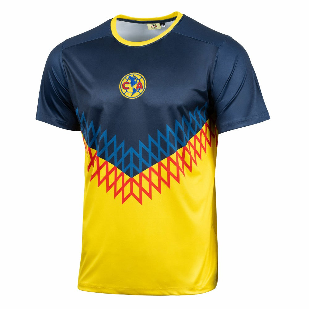 Club America Sport Design Sweden Youth Home Sideline T-Shirt -  Navy