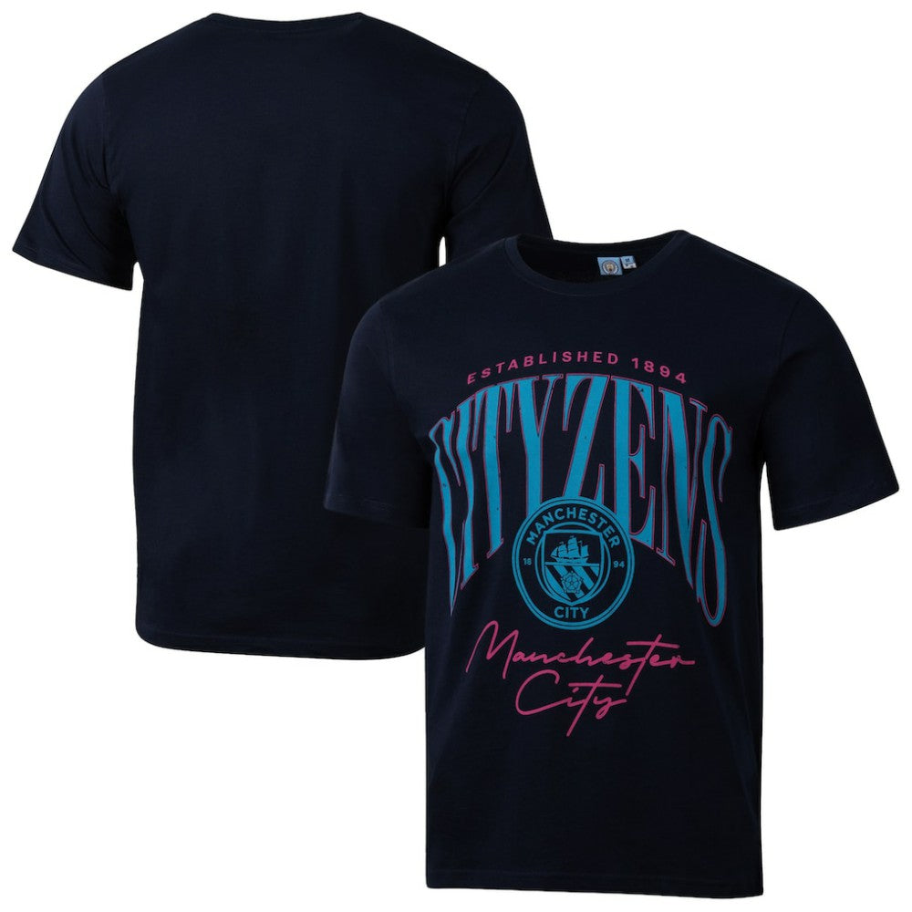 Manchester City Sport Design Sweden Hometown Hero Graphic T-Shirt -  Navy