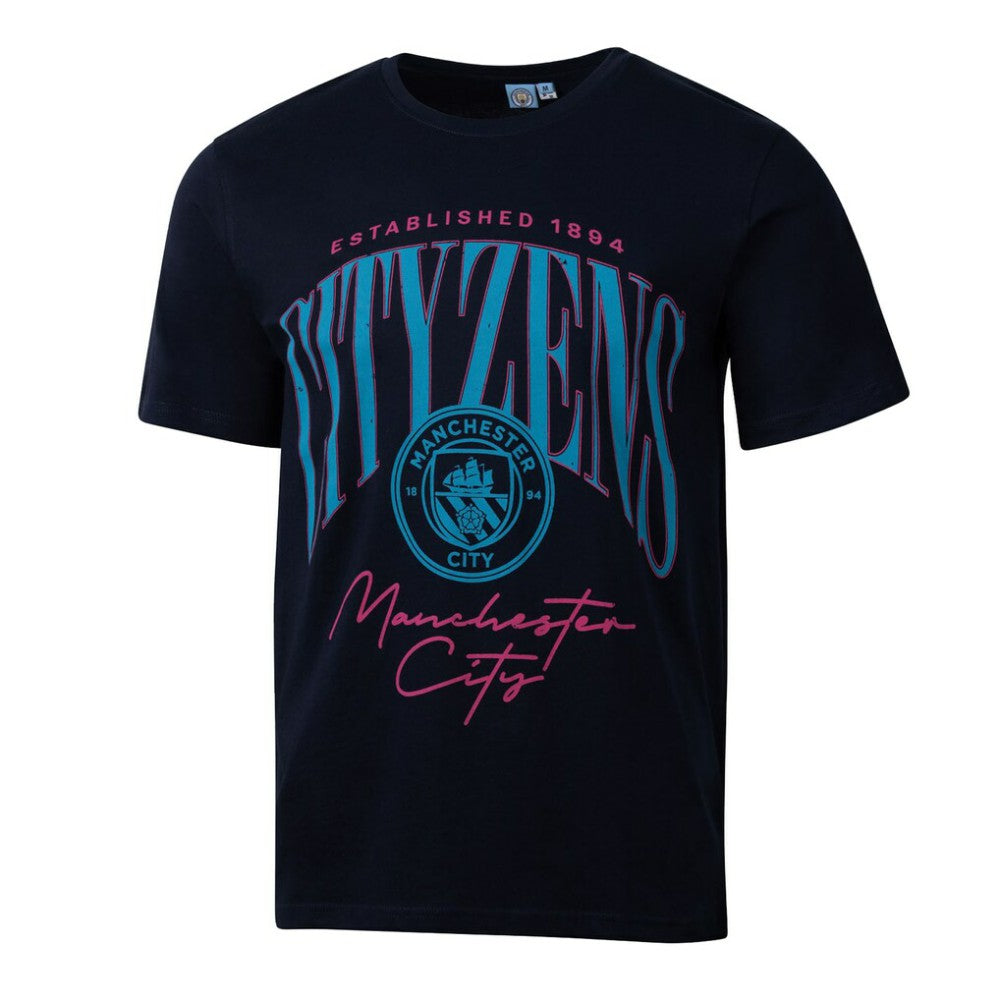 Manchester City Sport Design Sweden Hometown Hero Graphic T-Shirt -  Navy