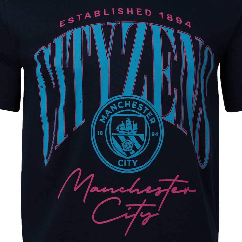 Manchester City Sport Design Sweden Hometown Hero Graphic T-Shirt -  Navy