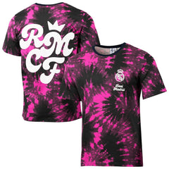 Real Madrid Sport Design Sweden Relaxed Time Out Tie-Dye T-Shirt -  Black