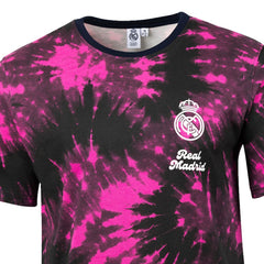 Real Madrid Sport Design Sweden Relaxed Time Out Tie-Dye T-Shirt -  Black