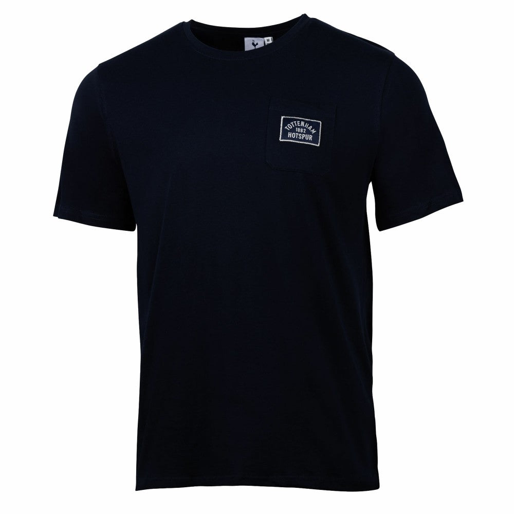 Tottenham Hotspur Sport Design Sweden Relaxed Post Match Pocket T-Shirt -  Navy