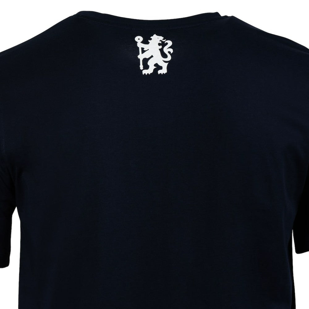 Chelsea Sport Design Sweden Relaxed Post Match Pocket T-Shirt -  Navy