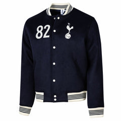 Tottenham Hotspur Sport Design Sweden Free Kick Wool Varsity Jacket -  Navy