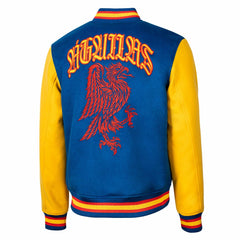 Club America Sport Design Sweden Free Kick Wool Varsity Jacket -  Royal