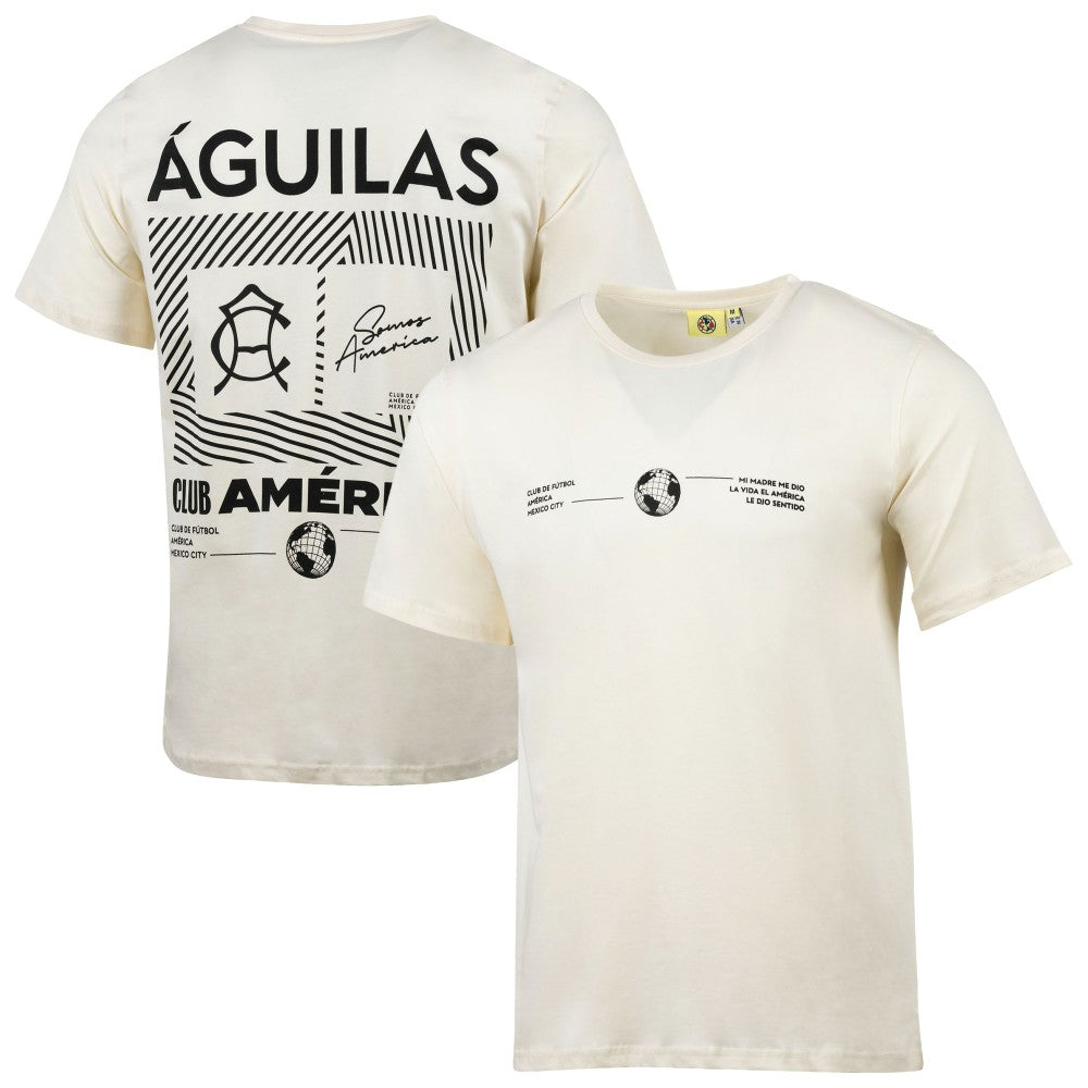 Club America Sport Design Sweden Everyday Relaxed T-Shirt -  Cream