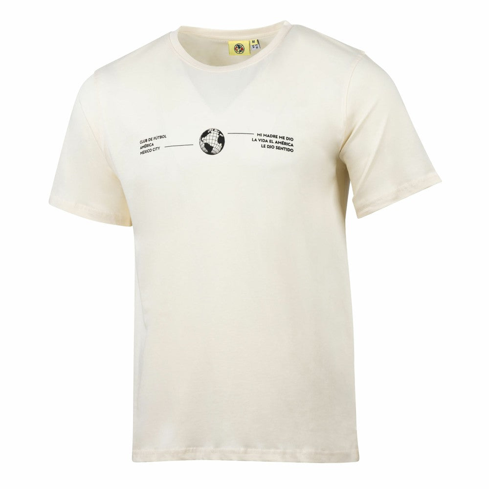 Club America Sport Design Sweden Everyday Relaxed T-Shirt -  Cream