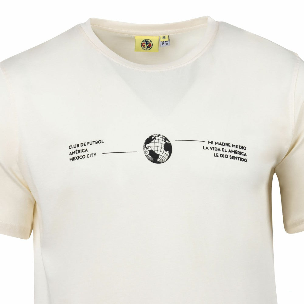 Club America Sport Design Sweden Everyday Relaxed T-Shirt -  Cream