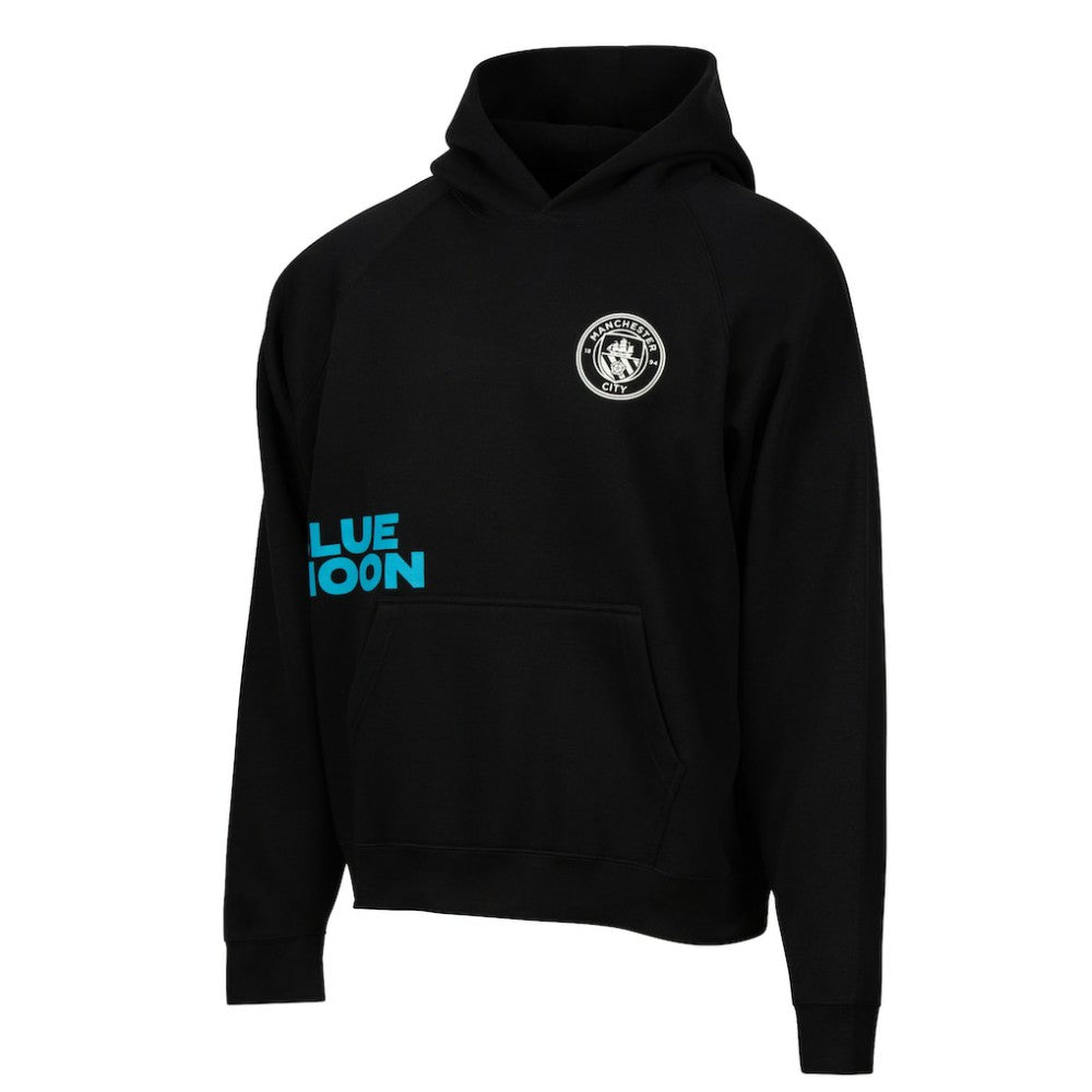 Manchester City Sport Design Sweden Overtime Oversized Raglan Hoodie -  Black