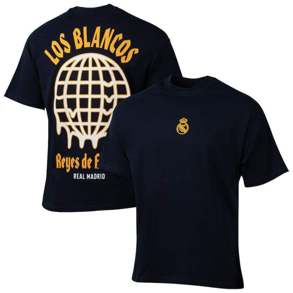 Real Madrid Sport Design Sweden Youth Game Day Graphic T-Shirt -  Navy